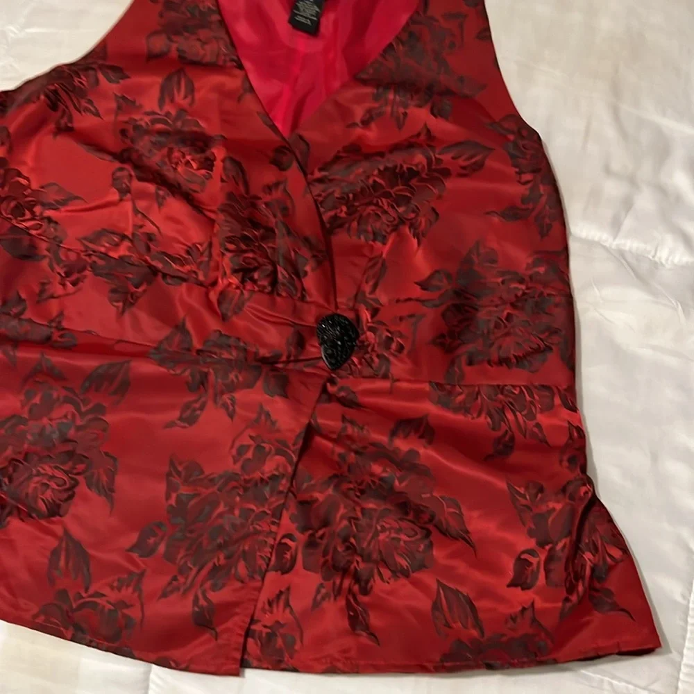Sleeveless floral top - Picture 4 of 11